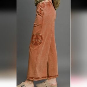 Umgee U.S.A. Boho Crop Sweat Pants S